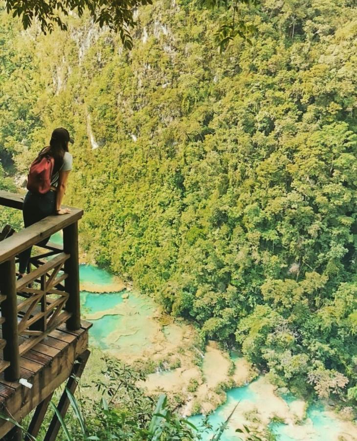 فندق El Mirador De Tansu Lanquín المظهر الخارجي الصورة